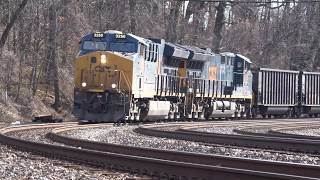 Empty Coal Train Westbound On The Old Main Line 3/24/18