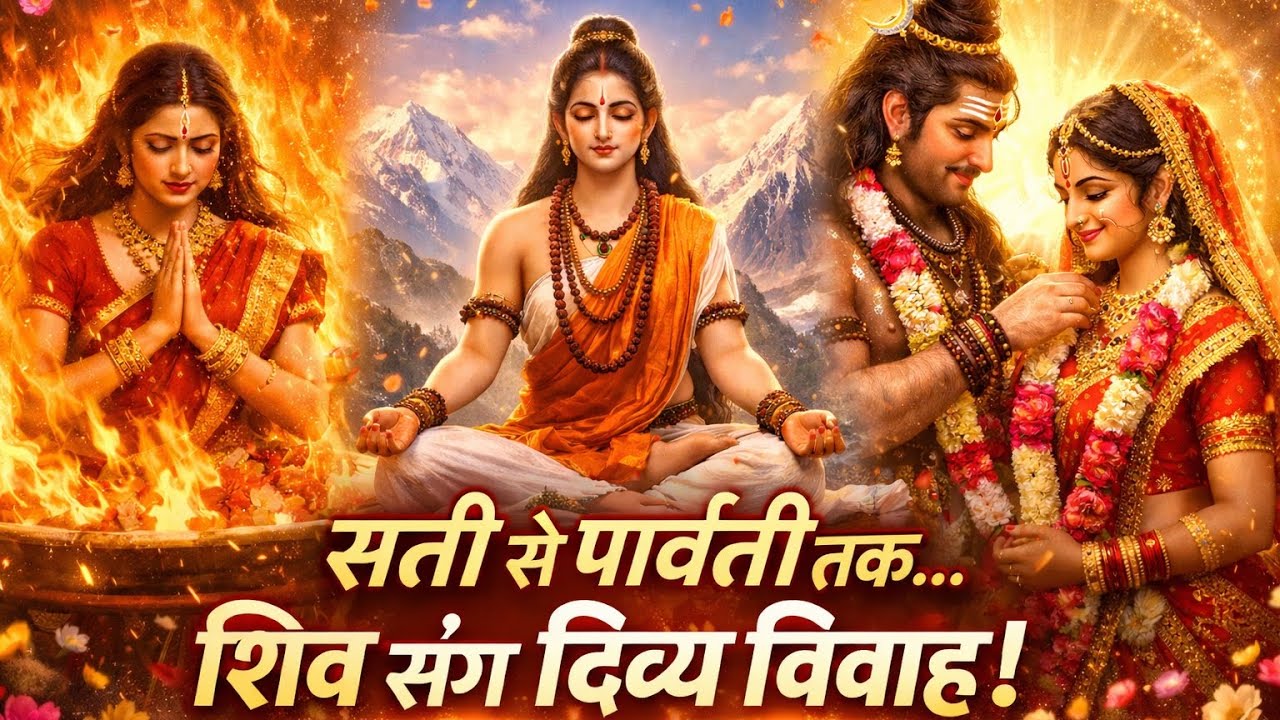 “सती ने अग्नि में प्रवेश किया” फिर शिव से विवाह कैसे हुआ? #mahashivratri 