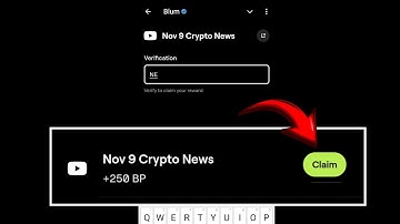Nov 9 Crypto News Blum Video Code |Nov 9 Crypto News Blum Today Verification Keyword Today Code