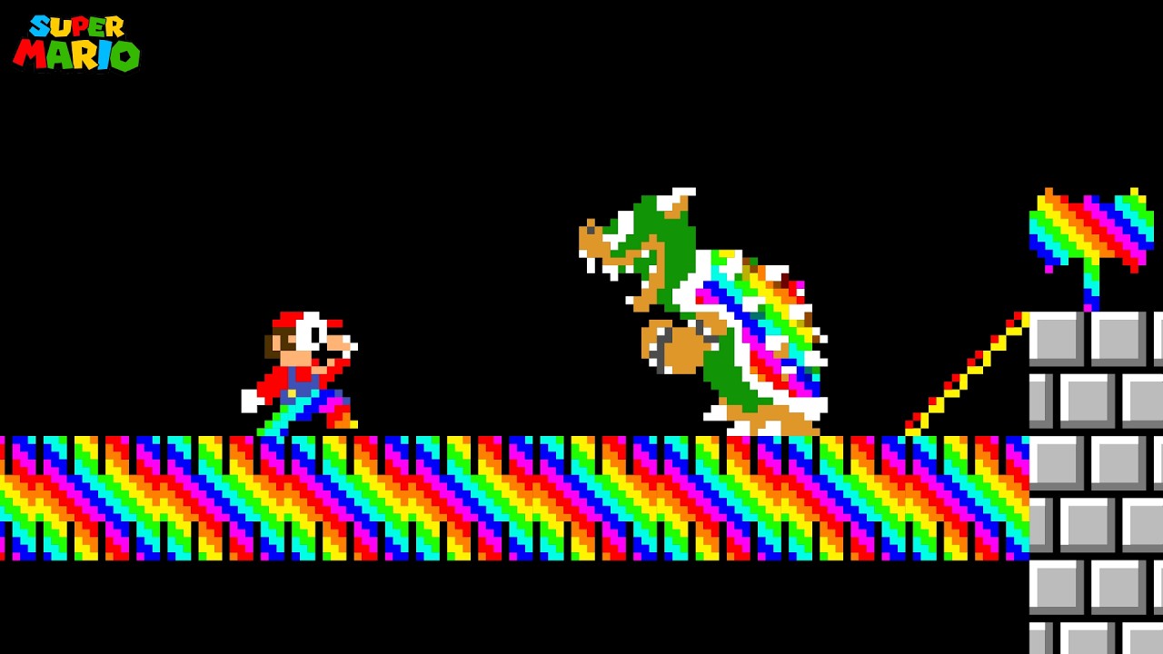 Super Mario Bros., but Mario Can’t Touch the RAINBOW! | Part 2
