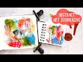 Zwei Seiten im Art Journal - Mixed Media Anleitung