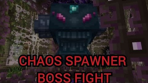 Minecraft Dungeons Now Loading: Chaos Spawner Boss Fight ( 1.20.1 Mod )