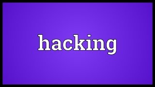 Video shows what hacking means. short and interrupted, broken, jerky;
hacky.. meaning. how to pronounce, definition audio dictionary. say
hack...