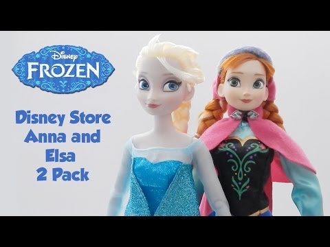 Kit 2 Bonecas Frozen Elsa E Anna Importada Disney Store Eua