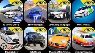 3D Driving Class 2,Street Racing HD,Car Parking Multiplayer,Brasil Tuning 2,Rebel Racing screenshot 4