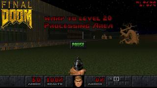Psx Final Doom Tnt Map 20 Processing Area Nightmare - 100% - Pistol Start Psydoom 1.1.1 Vulkan