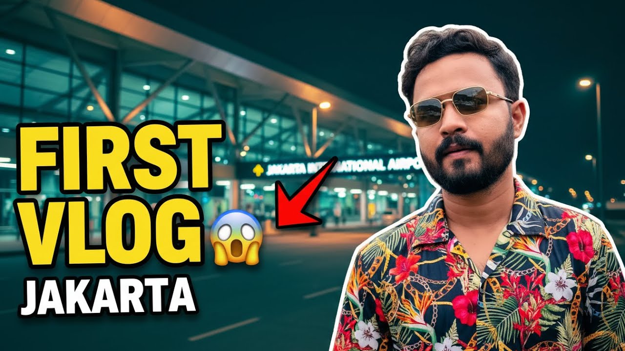 My First Vlog in Jakarta 🇮🇩 | Cousin Arrived From Dubai 😱 | New Year Night 🔥