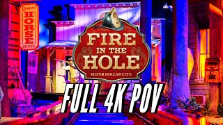 NEW Fire in The Hole - Silver Dollar City FULL POV 2024 4K