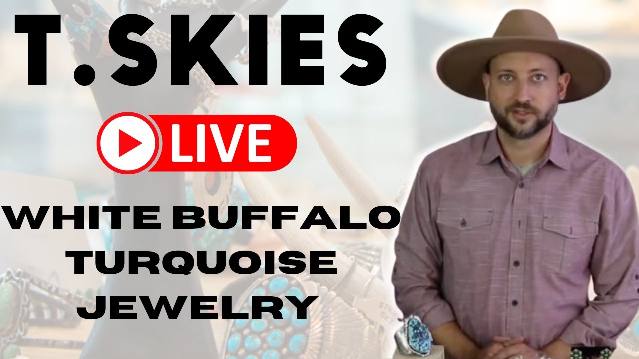 T.Skies Live White Buffalo Turquoise Jewelry Native American
