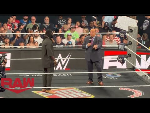 Oba Femi and Paul Heyman FULL SEGMENT - WWE RAW 7/6/2026