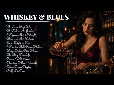 Pour Whiskey Blues 🥃 Slow Deep Blues for Late Night Bars & Lonely Glasses