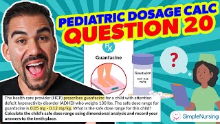 Pediatric Dosage Calculation - For Nursing Students Practice Question