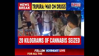 Major Narcotics Seizure in South Tripura, 1 Minor Detained