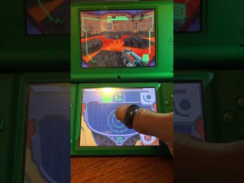 Metroid Prime Hunters on the Nintendo DS XL