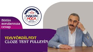 Ökdi̇l Cloze Test Fulleyi̇n.hakan Hoca İle Cloze Takti̇kler.