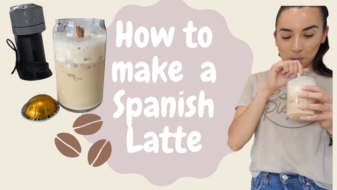 How to make an iced Spanish Latte using 