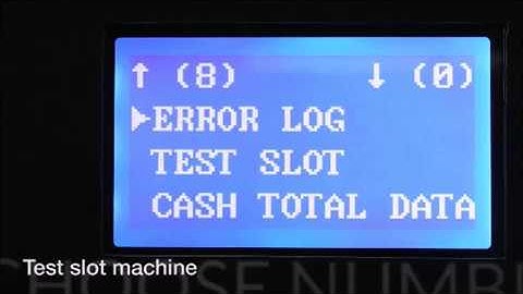 (TCN Machine) : How to Test Slots on Vending Machine