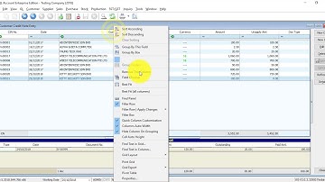 SQL Accounting Software Tutorial 027 Customer Credit Note