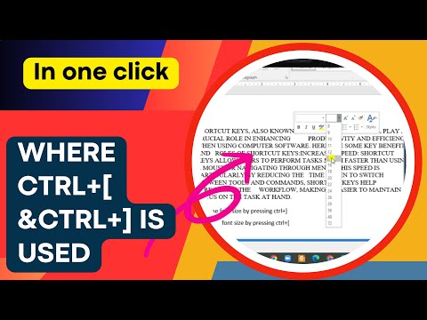 Instantly Adjust Font Size with One Click | Easy Microsoft Word Shortcut Tutorial