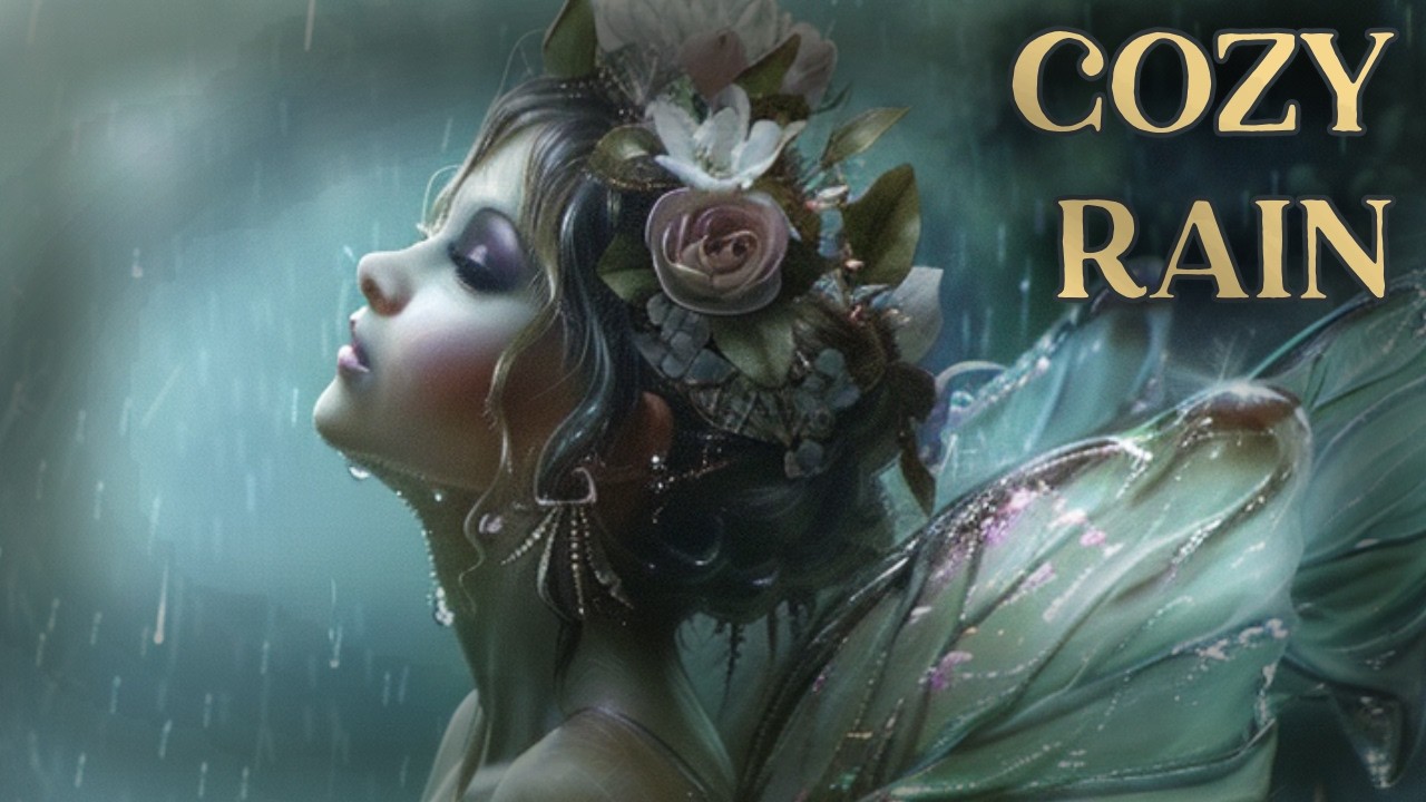 Cozy Rain Sanctuary 🌧️ Celtic Fairy Ambience for Sleep & Relaxation | Resonant Otherworld