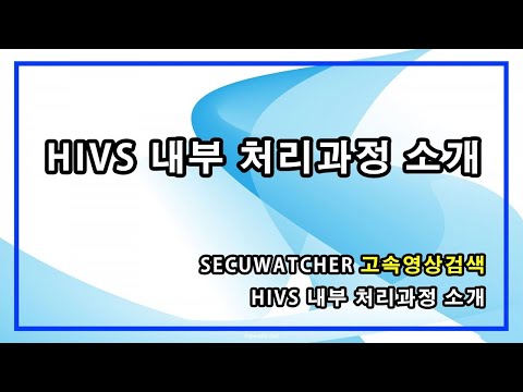[우경정보기술] 영상고속검색 HiVS 내부 처리과정