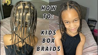 Kids BOX BRAIDS  (No Hair Added) For Growth & Protection