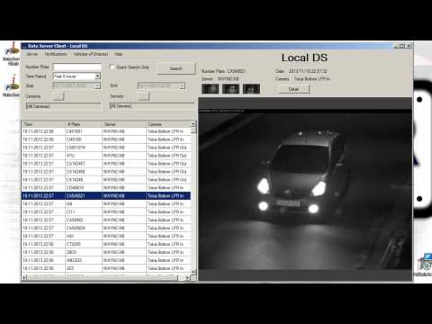 iTrackLPR Data Server Client Searching
