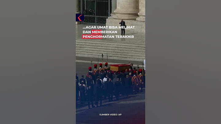 JENAZAH PAUS FRANSISKUS DIPINDAHKAN KE BASILIKA SANTO PETRUS #short