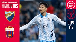 Resumen | Copa del Rey | Málaga CF 1-0 CD Eldense | Segunda Eliminatoria