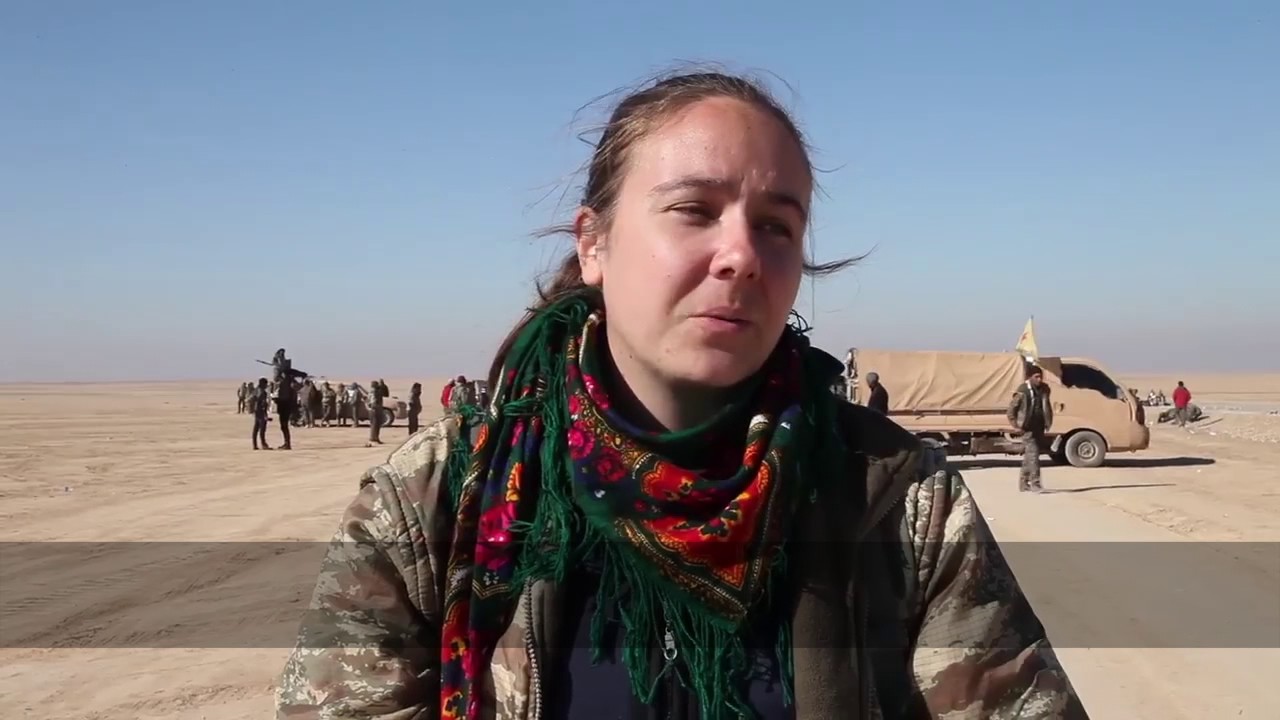 International volunteer with Syrian Democratic Forces in Raqqa operation