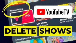 How to Delete Shows From YouTube TV's Resume Watching Section! by Michael Saves 3,567 views 2 weeks ago 3 minutes, 10 seconds