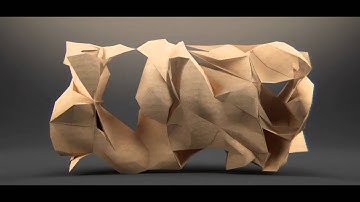 Cinema 4d Origami Text Tutorial Preview HD