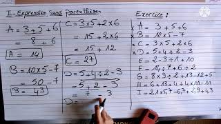 les opérations sur les nombres décimaux / 1ere année collège - أولى اعدادي ( Exercices / partie 2)