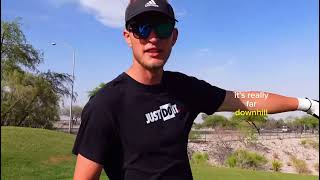 🚨 HOLE VLOG 🚨 Angel Park Cloud 9 golf course #golf #extremegolf #duststorm #vegas
