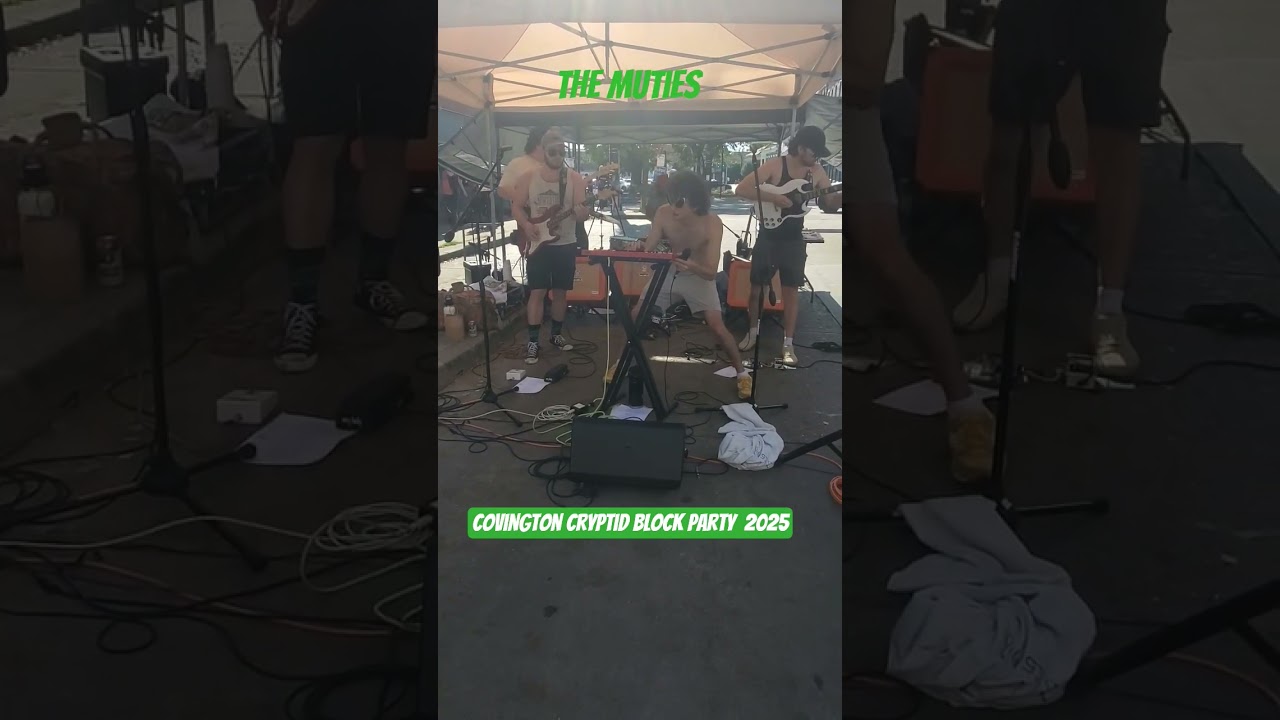 The Muties rocking Creature Violence @ Covington Cryptid Block Party 2025