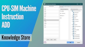11 Memory Reference Machine instructions || ADD || CPU-SIM || Computer Architecture Practicals