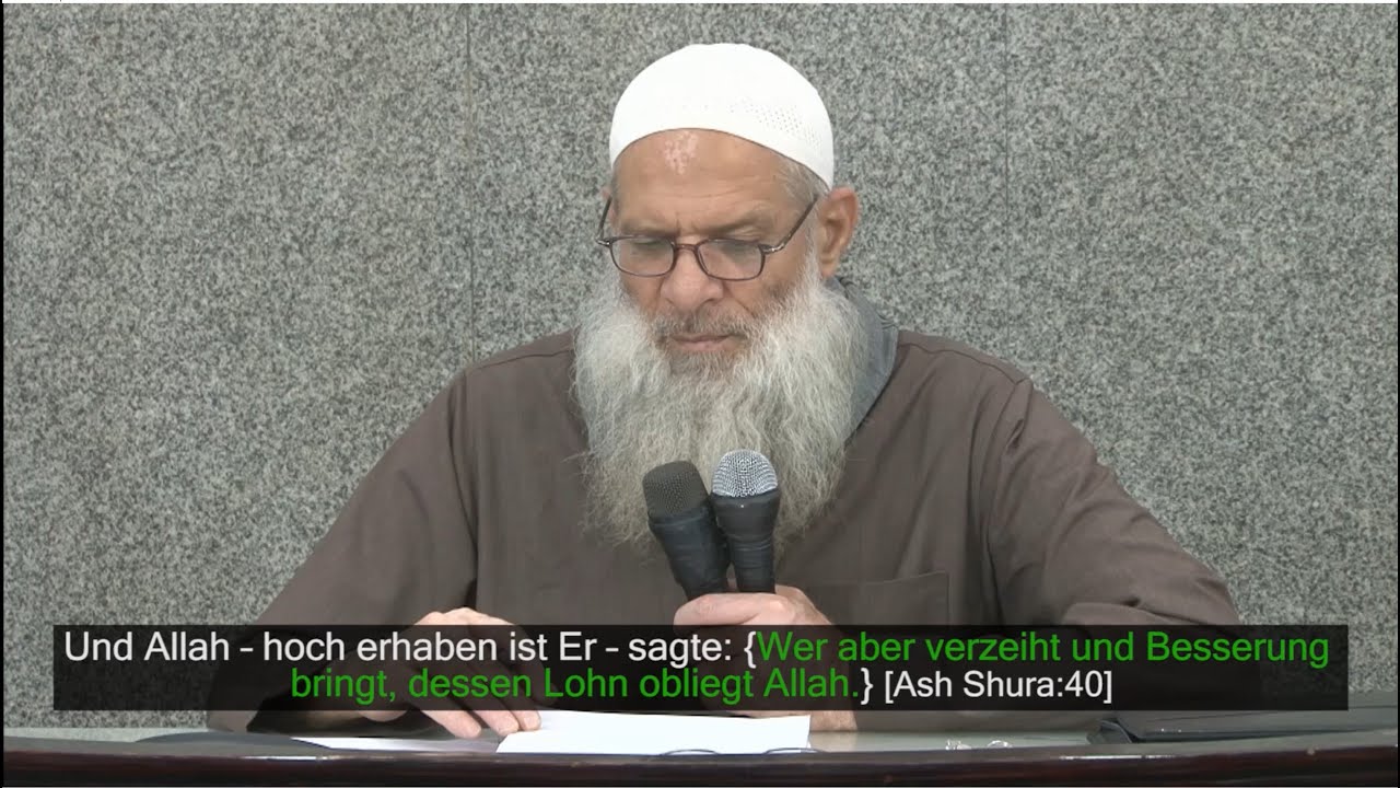 Der Islam verbietet das unrechtmäßige Töten der (menschlichen) Seele | Sheikh Raslan