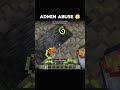 ADMIN ABUSE FUNNY ? #minecraft #minecraftshorts #gaming