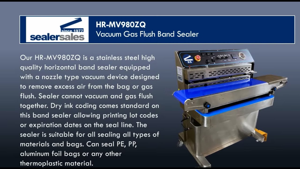 Series Continuous Air Suction Band Sealer LF1080