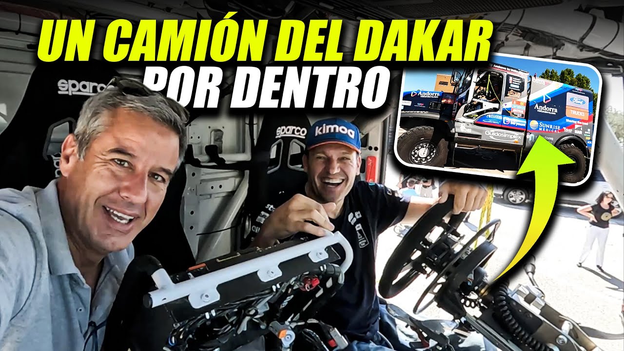 Albert Llovera nos enseña su camión del DAKAR!