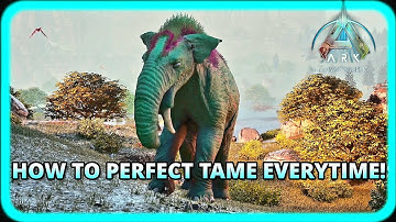 THIS TIP MAKES DEINOTHERIUM TAMING SOO MUCH EASIER! - ARK ASA TAMING TIP