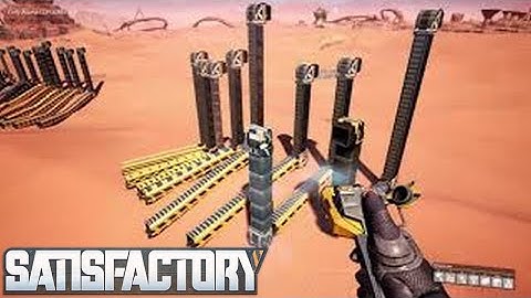 Satisfactory Mod - Covered Conveyor Belt Test