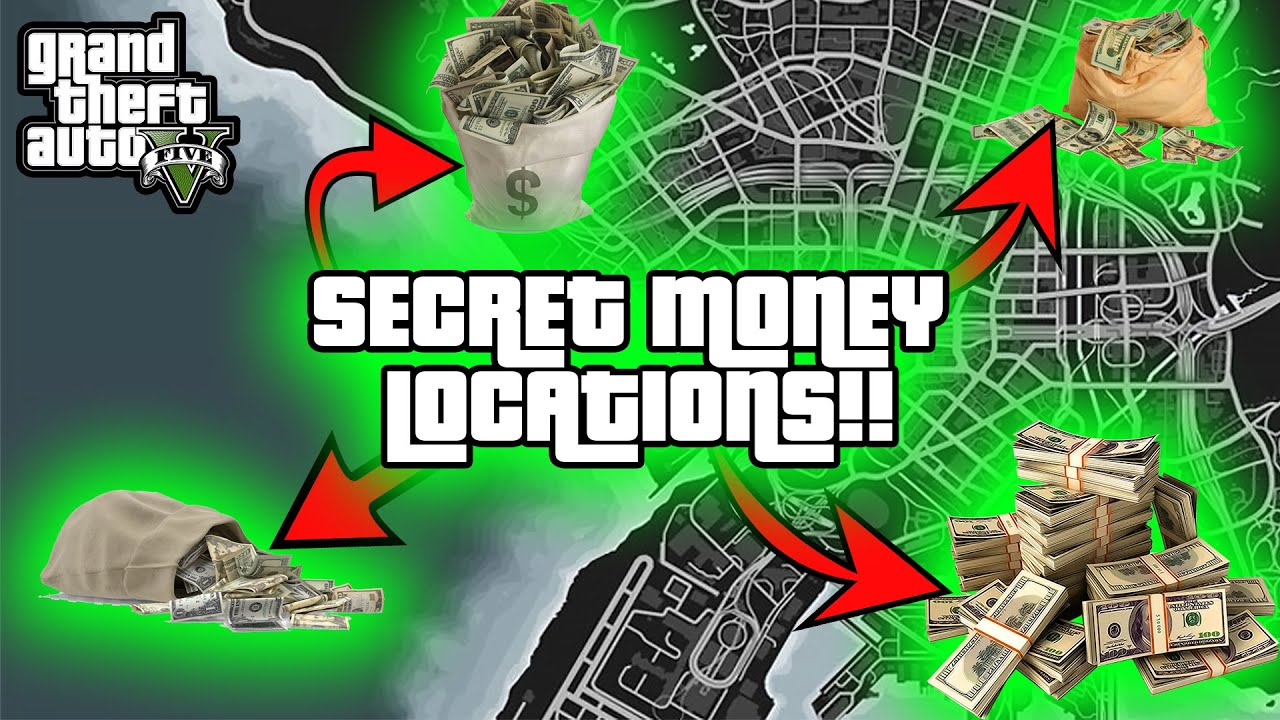 GTA V New Secret Money Locations PC XBOX PS4 PS5 YouTube 