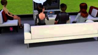My Sim And Her Friends Watching Tv Sims 3