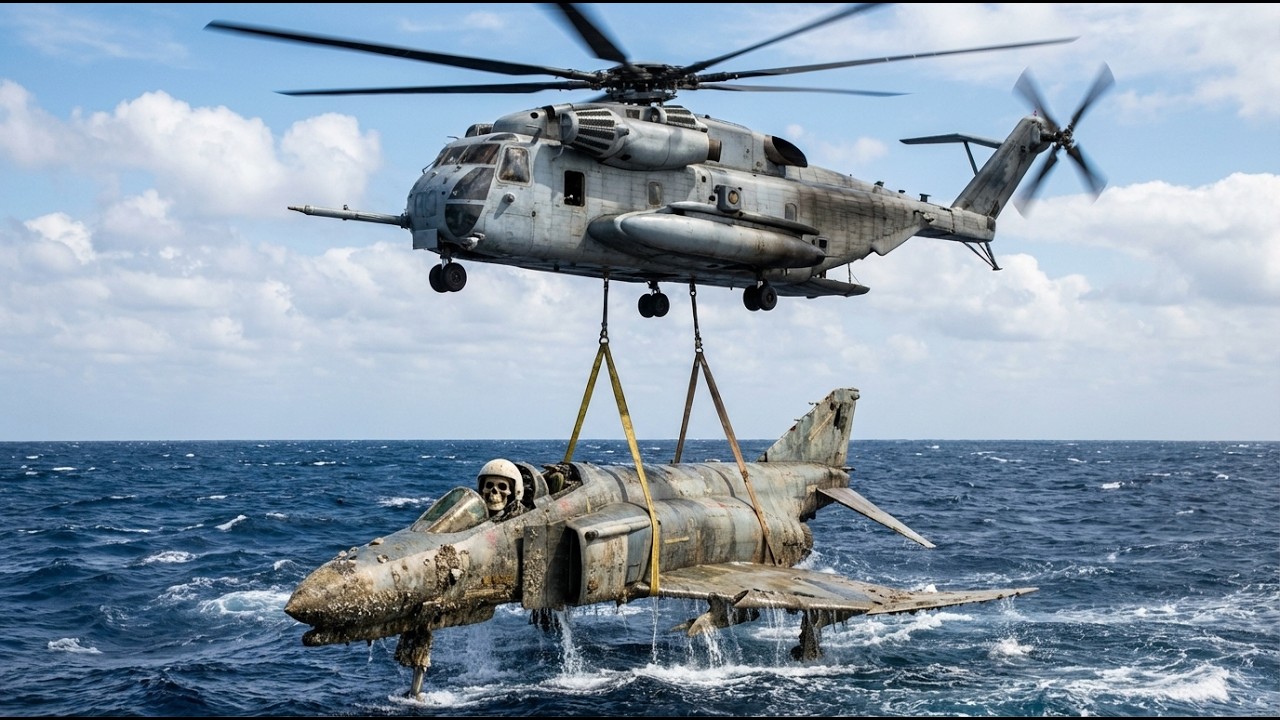 Unbelievable Restoration: Reviving a Fighter Jet Lost in the Ocean for 50 Years
