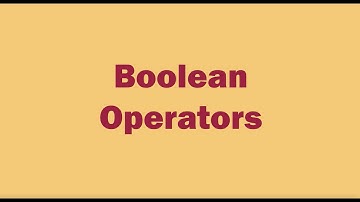Searching with Boolean Operators