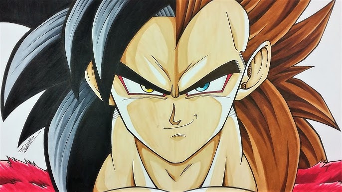 Como Desenhar Goku Instinto Superior Dominado a Grafite - How to Draw Goku