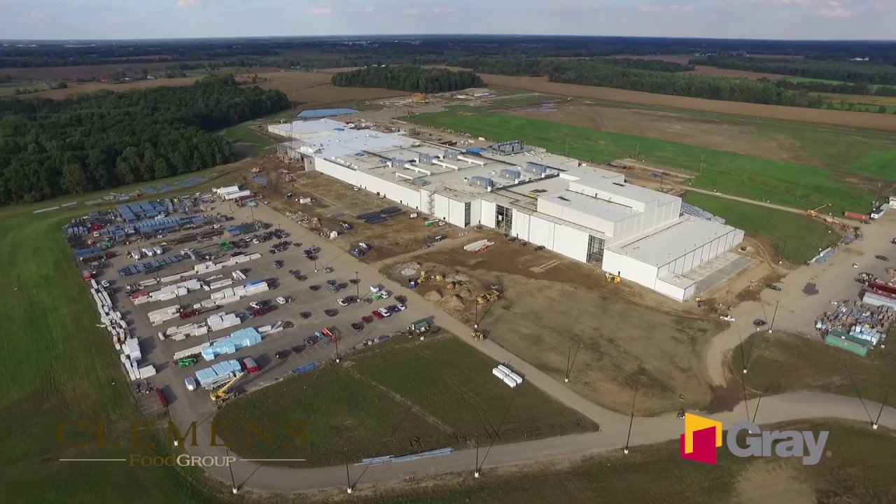 Clemens Food Group Coldwater, Mich. October 2016 Drone Footage