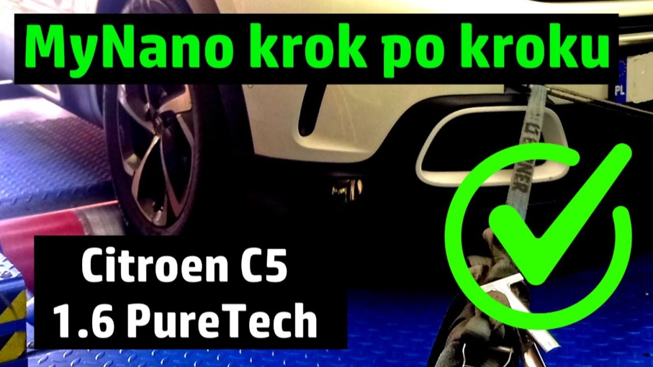 Jak wygląda skorzystanie z MyNano krok po kroku? Etap 1/2 oraz 3? Jakie efekty? Citroen 1.6 PureTech
