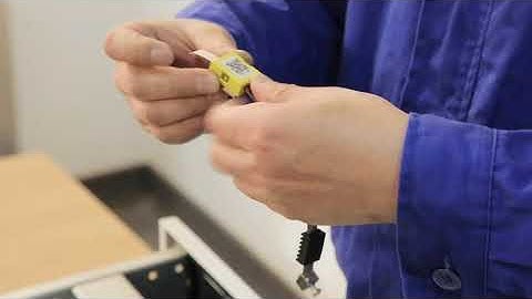 Acrel Electric | Installation of ATE400 Wireless Temp. Sensor in Drawer Connection